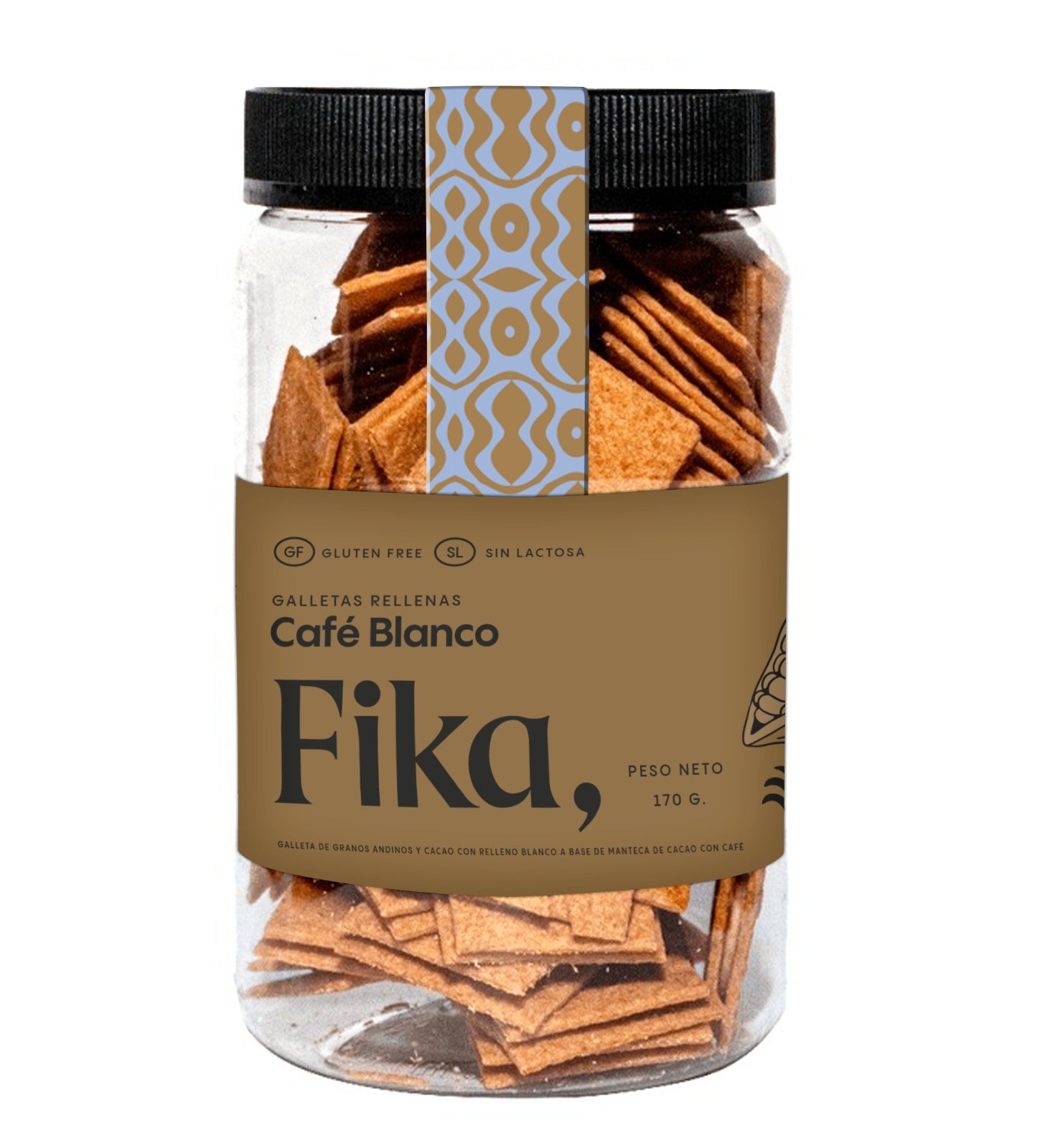 Galletas rellenas Café blanco 170 g