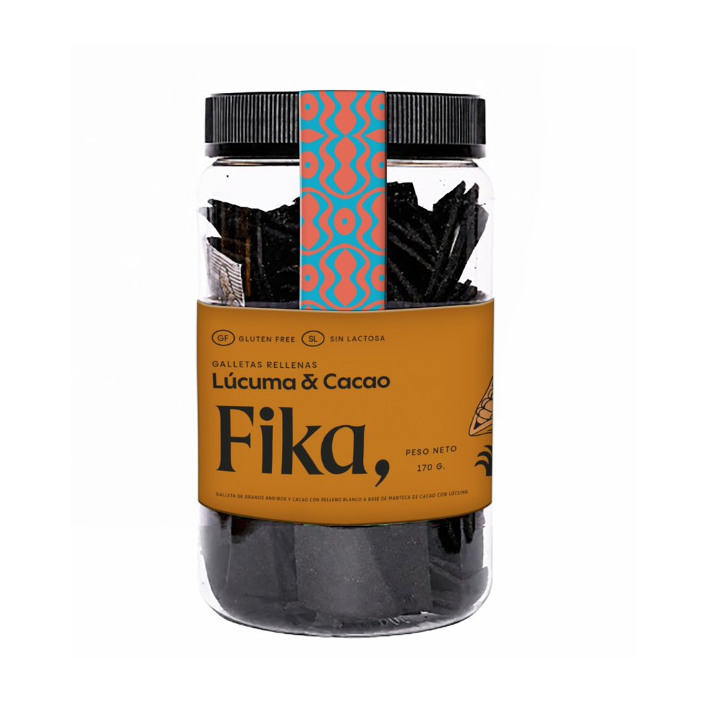 Galletas rellenas Lúcuma y cacao 170 g