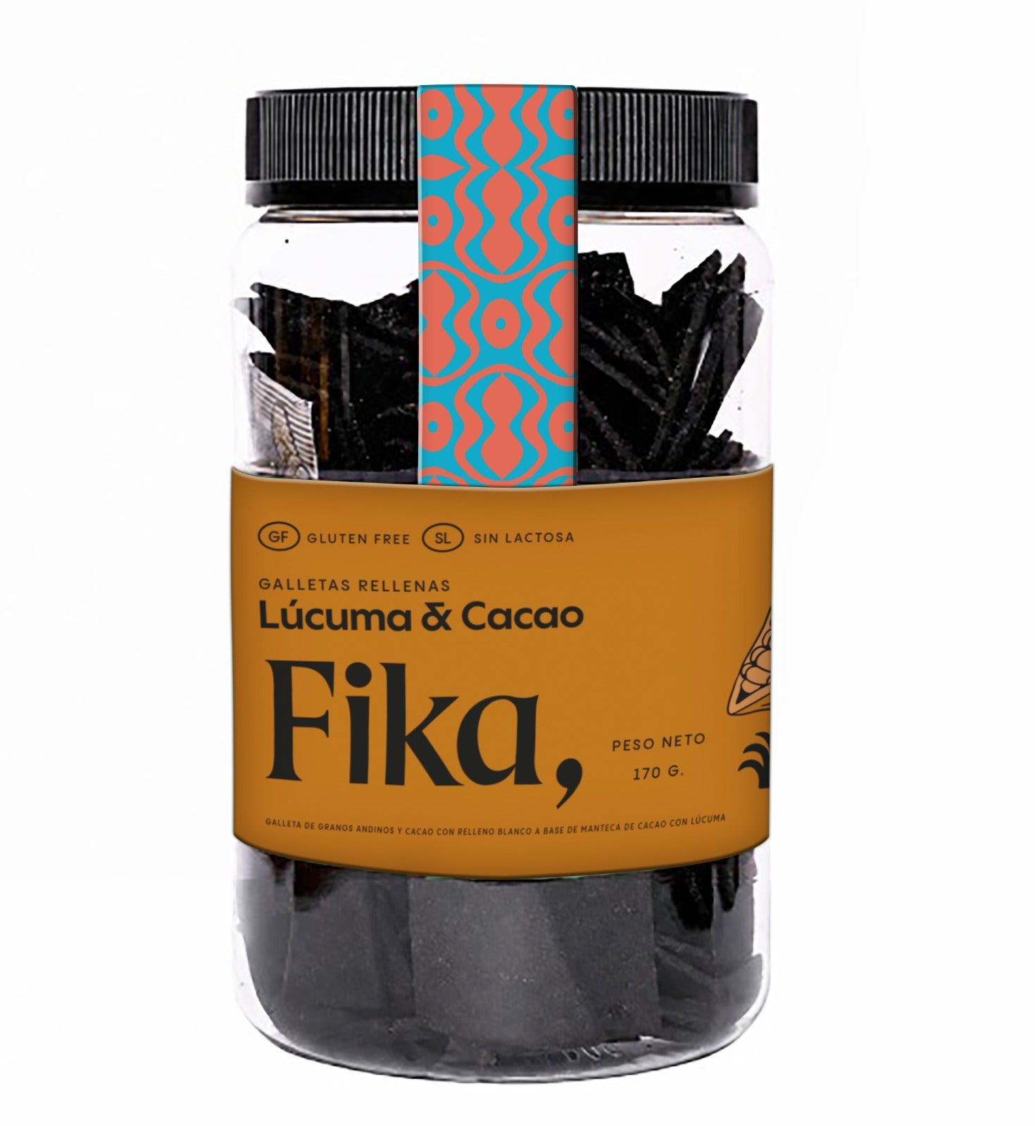 Galletas rellenas Lúcuma y cacao 170 g