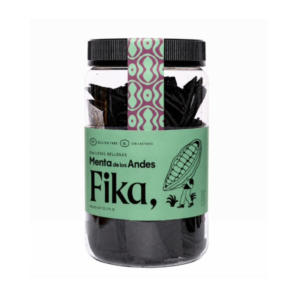 Galletas rellenas Menta de los andes 170 g