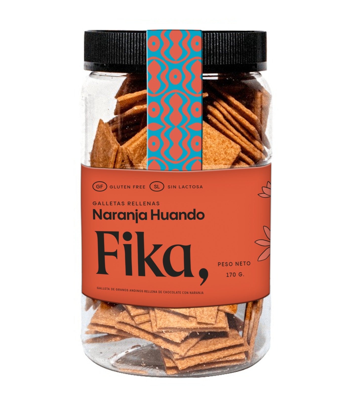 Galletas rellenas Naranja huando 170 g