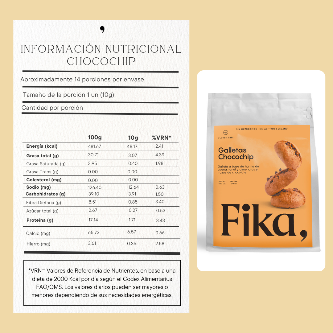 Galletas Chocochip - 120g