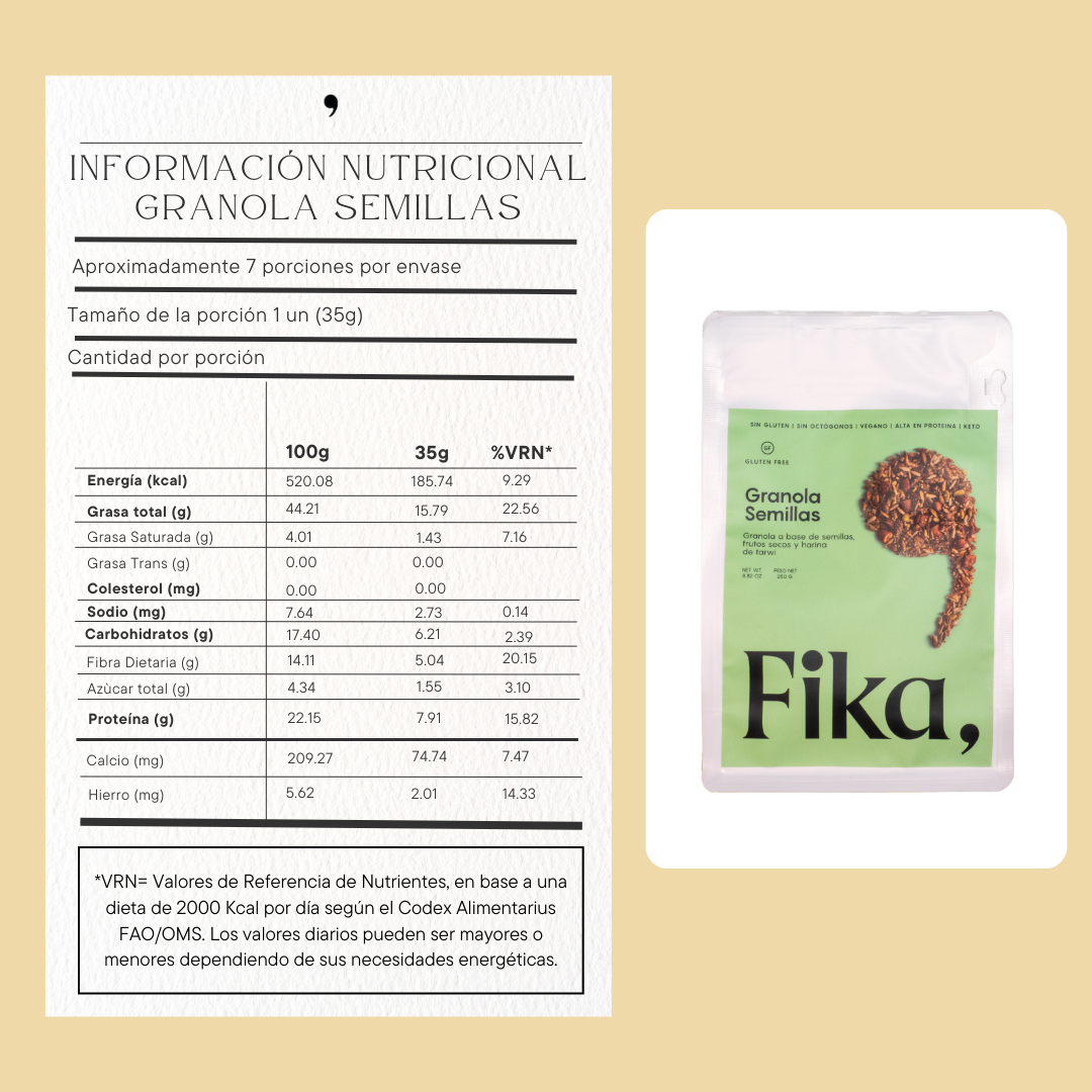 Granola Keto Semillas - 400g