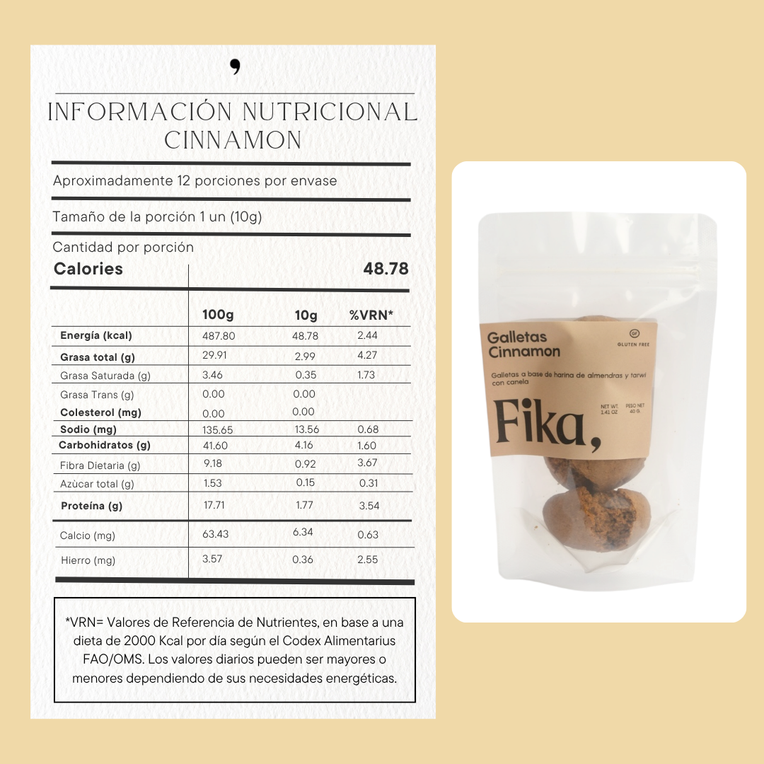 Galletas Cinnamon - 40g