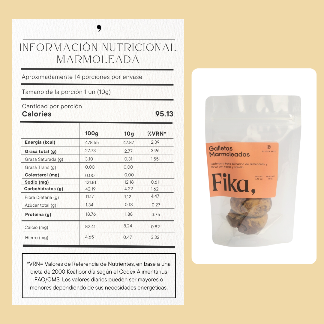 Galletas Marmoleadas - 40g