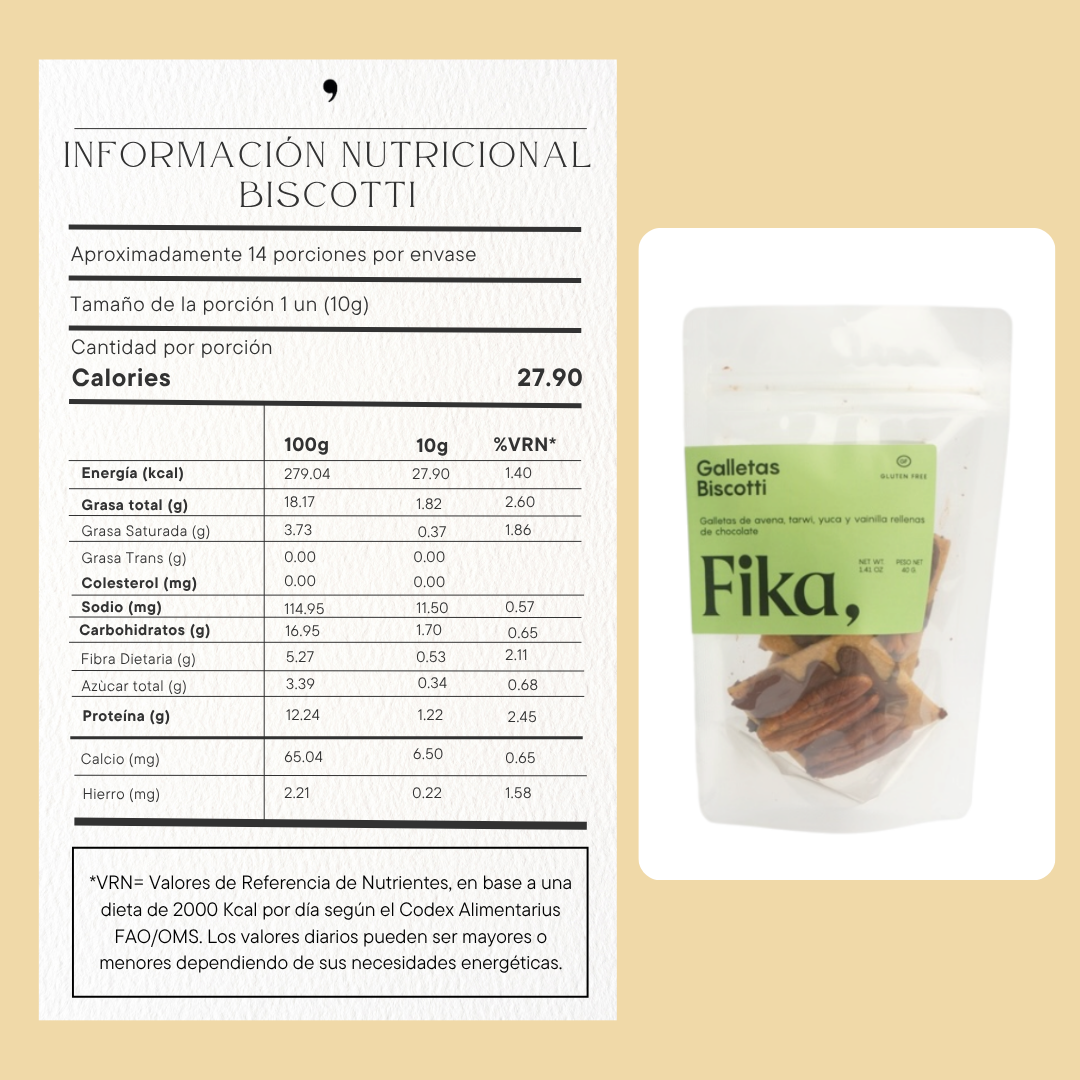 Galletas Biscotti - 40g