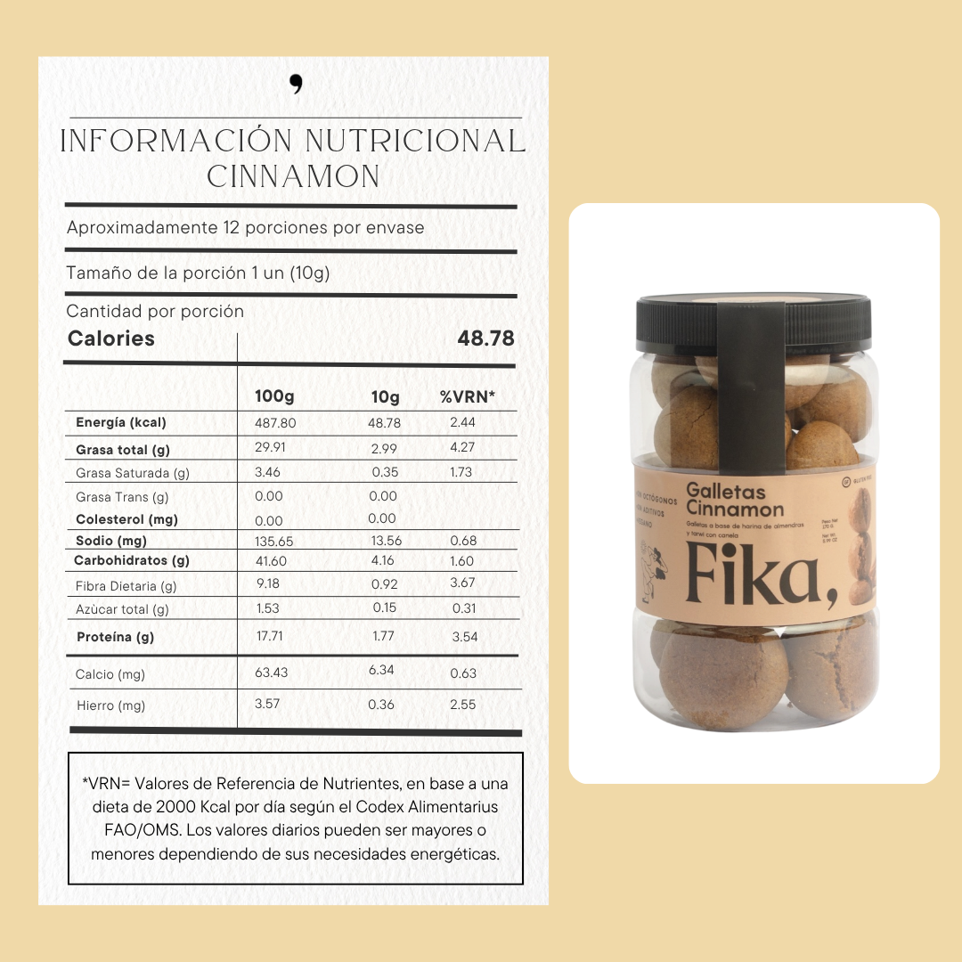 Galletas Cinnamon - 170g