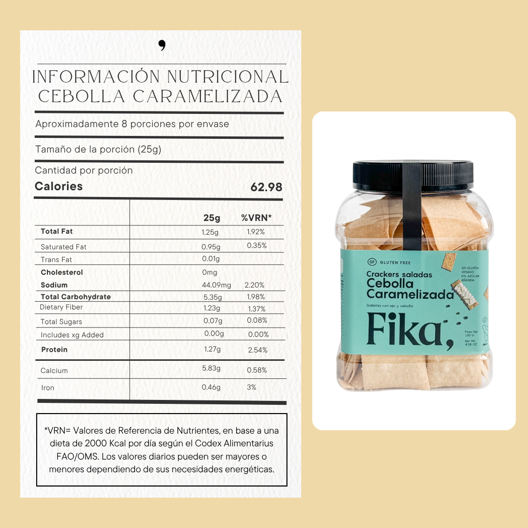 Crackers Saladas Cebolla Caramelizada - 130g
